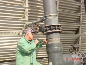 001. back welding on leaking glue joint on 14 inch diameter piping 001. back welding on leaking glue joint on 14 inch diameter piping