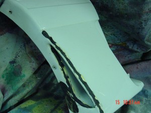 Exterior Automobile Body Panel made of thermal set plastic Exterior Automobile Body Panel made of thermal set plastic