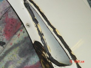 Welding Repair complete and ready for body filler and paint Welding Repair complete and ready for body filler and paint
